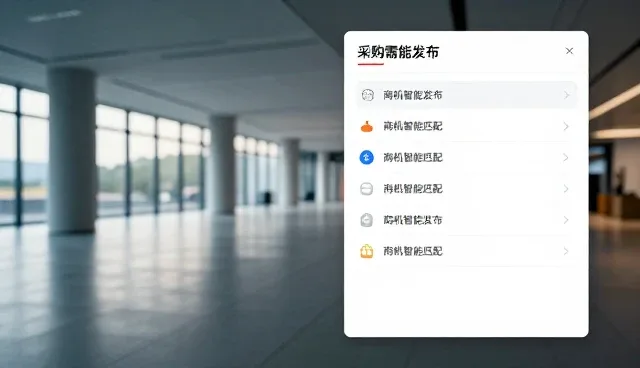 需求发布:商机智能匹配的性能与适用条件分析